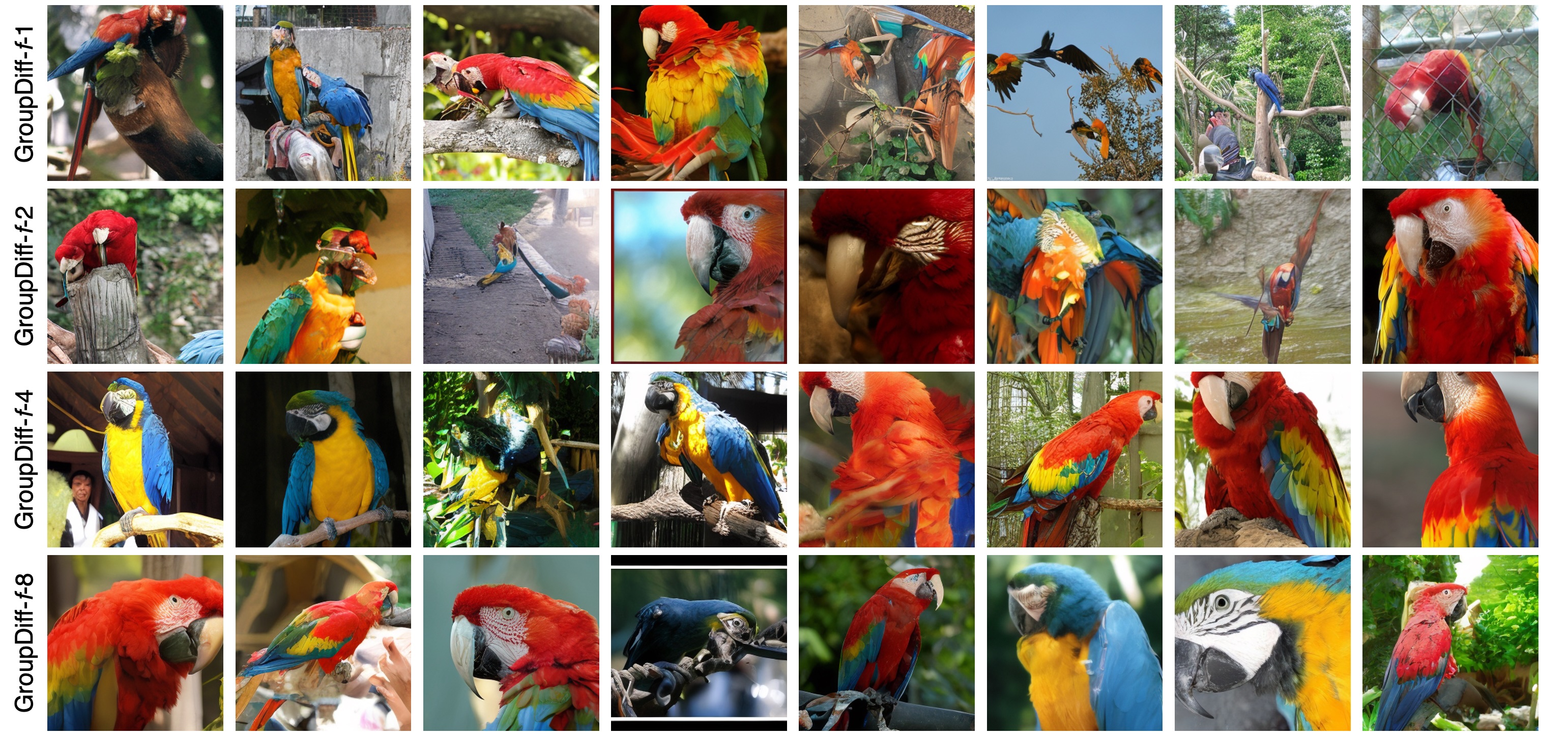 Group Size Scaling Comparison